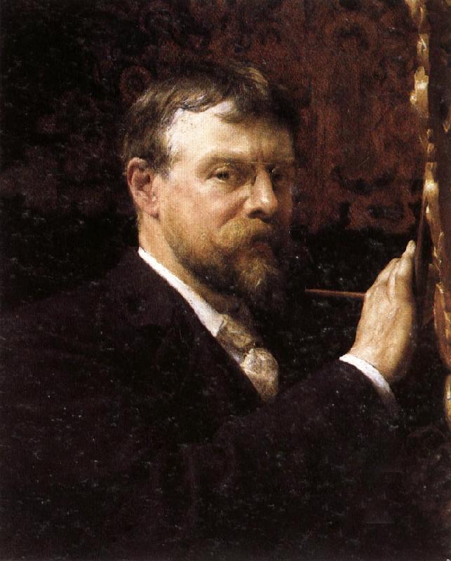 Alma-Tadema, Sir Lawrence Self-Portrait Sweden oil painting art